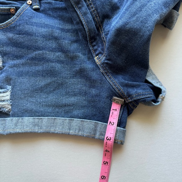 Faded Glory Rolled Cuff Jean Short Size 18 - Picture 9 of 10